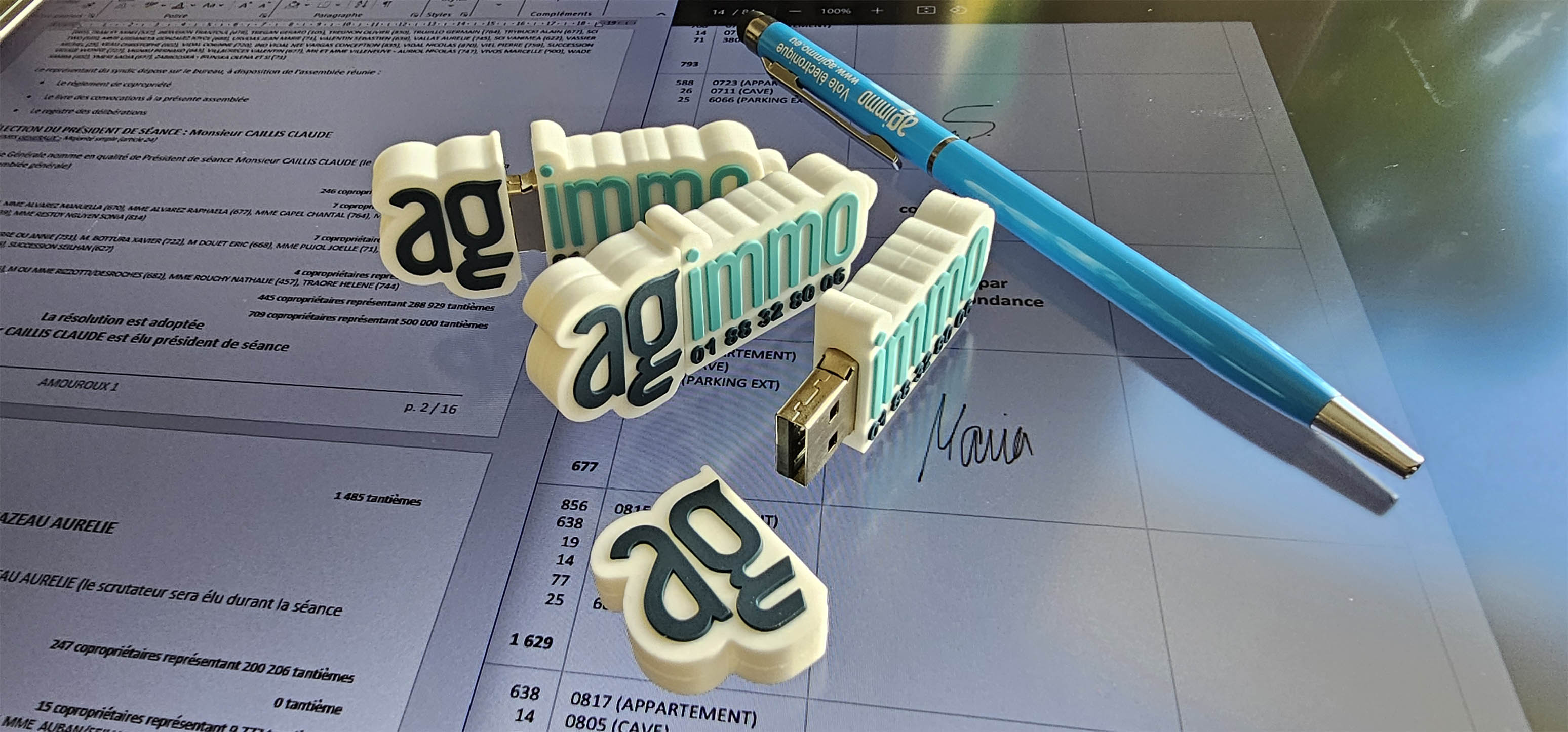 La cl&eacute; USB : le petit + d'Agimmo - Le vote &eacute;lectronique des copropri&eacute;t&eacute;s